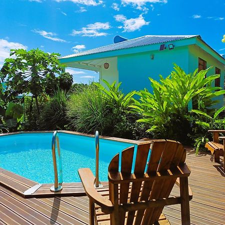 Kaz A Klemence Gite Creole Avec Piscine Et Table Dhotes A Anse Bertrand エクステリア 写真