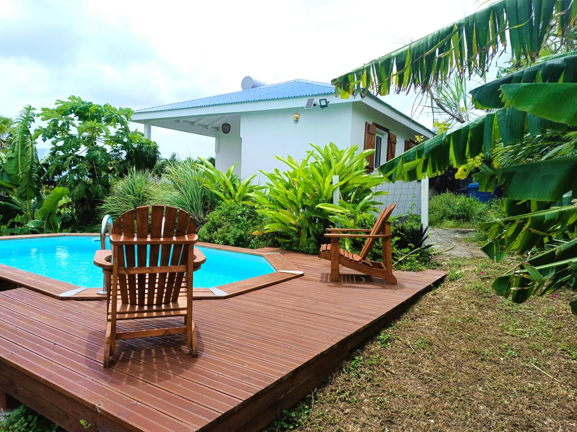 Kaz A Klemence Gite Creole Avec Piscine Et Table Dhotes A Anse Bertrand エクステリア 写真